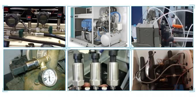 Transmissor de pressão hidráulica digital industrial compacto de 24VDC para leituras precisas 3