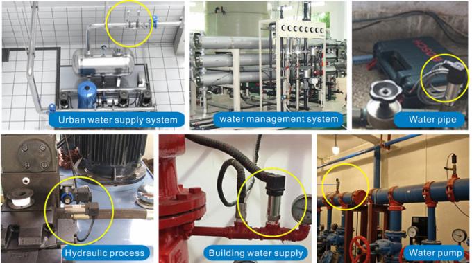 Faixa de pressão de 0-600 bar Sensor de pressão de óleo de silício difuso RPT202 com saída de 0,5-4,5 V e certificação CE RoHS 3