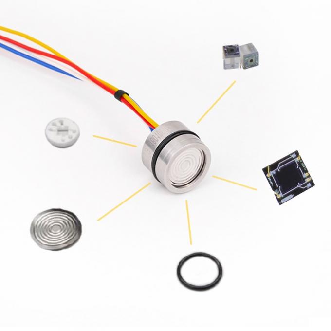 RJ10 OEM Sensor de pressão de silício piezoresistivo de aço inoxidável universal de 19 mm para água, ar e gás líquido 1