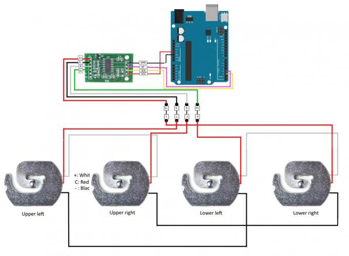 Escala de cozinha digital Sensor de pequeno peso Sensor de célula de carga de 10 kg Alta precisão 8