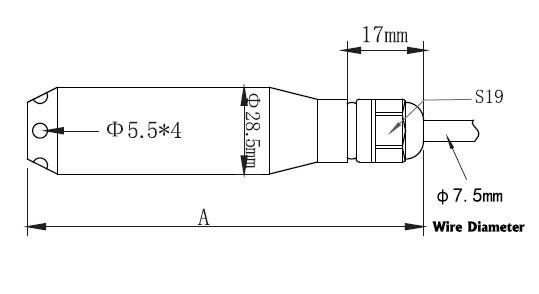 Sistema de monitorização de detector de medidor de nível de água personalizado Controlador de bomba submersível Indicador de sensor automático 5
