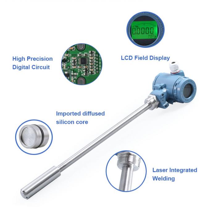 Transmissor de nível 0-10v de alta acidez e medidor de nível de líquido para indicador de nível de líquido 2