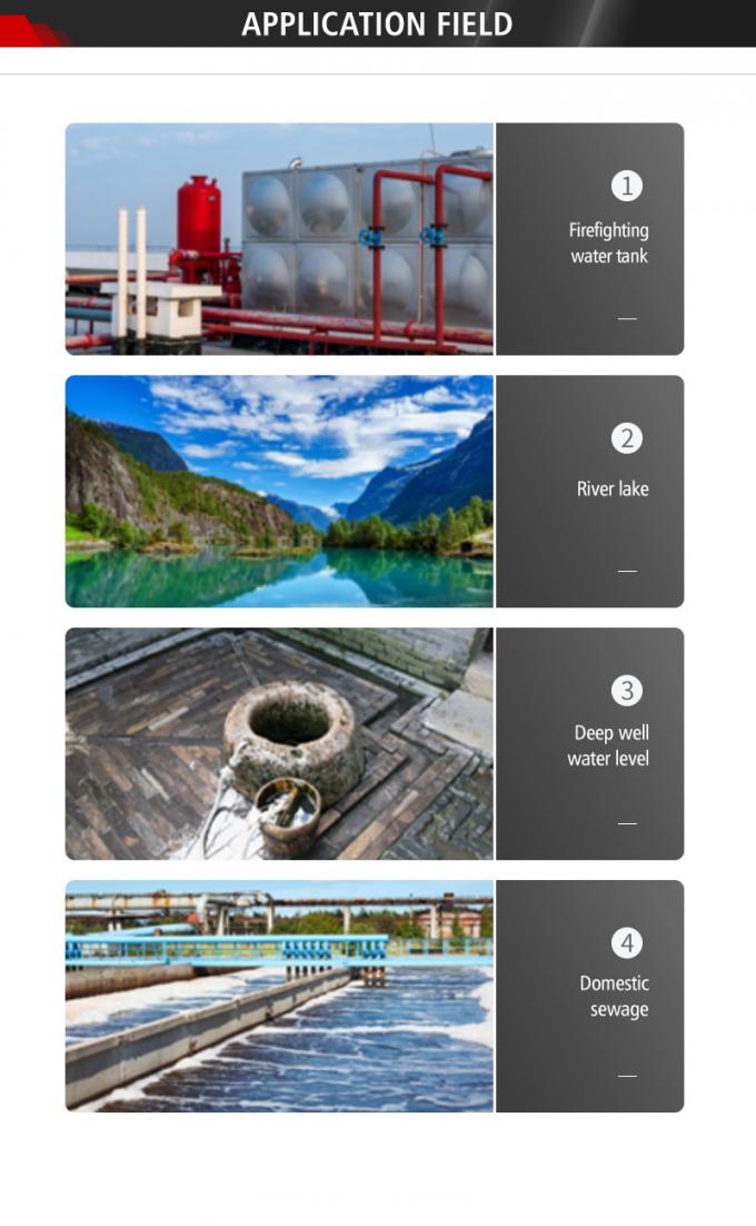 Rujia 4-20ma Sensor de Nível de Líquido Submersível Indicador Transmissor Sensores de Nível de Água Hidrostática para Tratamento de Água Residui 4